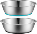 Premium Lightweight Stainless Steel Cat Bowls - 3 Cup Capacity, Set of 2