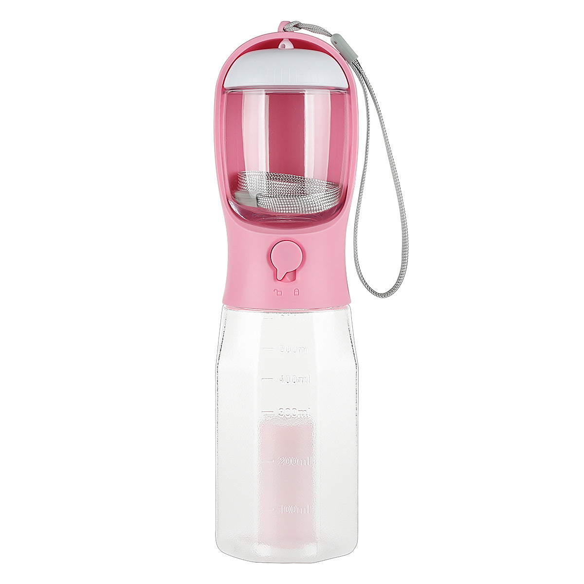 Multifunctional 3-in-1 Portable Pet Water Bottle and Food Feeder with Leak-Proof Design for Dogs and Cats